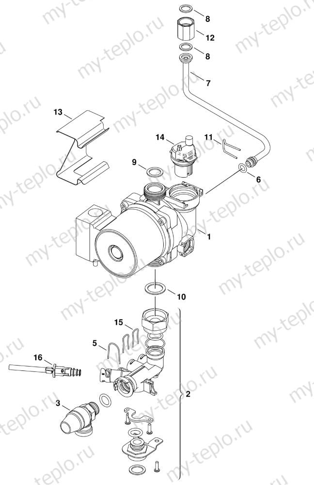 Купить запчасти Buderus Logamax U052-24K в Хабаровске