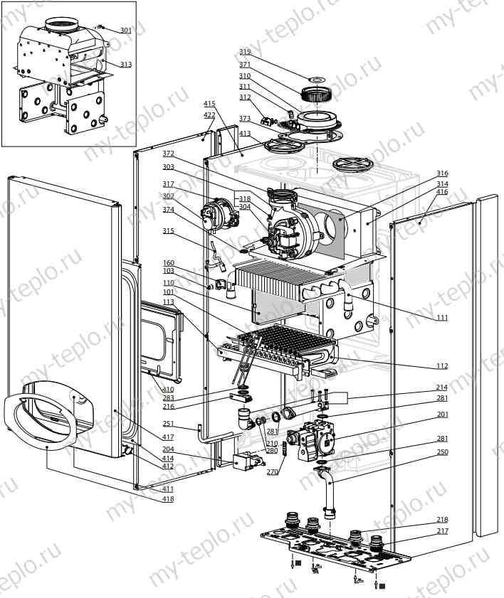 Запчасти Ariston CLAS B EVO 30 FF купить в Хабаровске