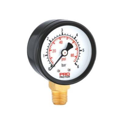 Манометр d53 мм, радиальный 6 бар  PROFactor (PF SG 862-6)