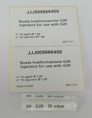 Baxi комплект инжекторов для природного газа (5666400)