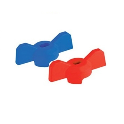 Рукоятка шар крана (бабочка) красн/синий 1/2"- 3/4" STANDARD PROFactor пара (PF FBV 1520WH)